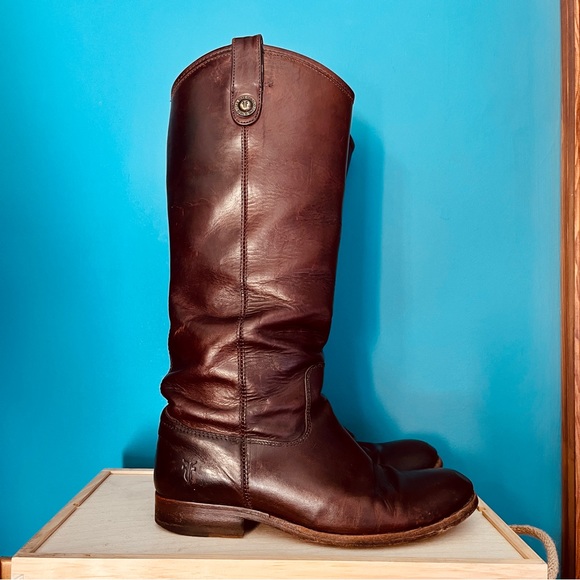 Frye, chestnut brown, Riding Boots. - Picture 10 of 10